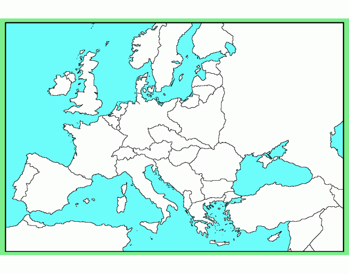 Карта европы 2 мировой