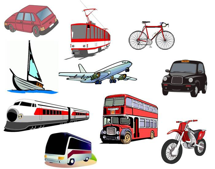 Different kinds of transport