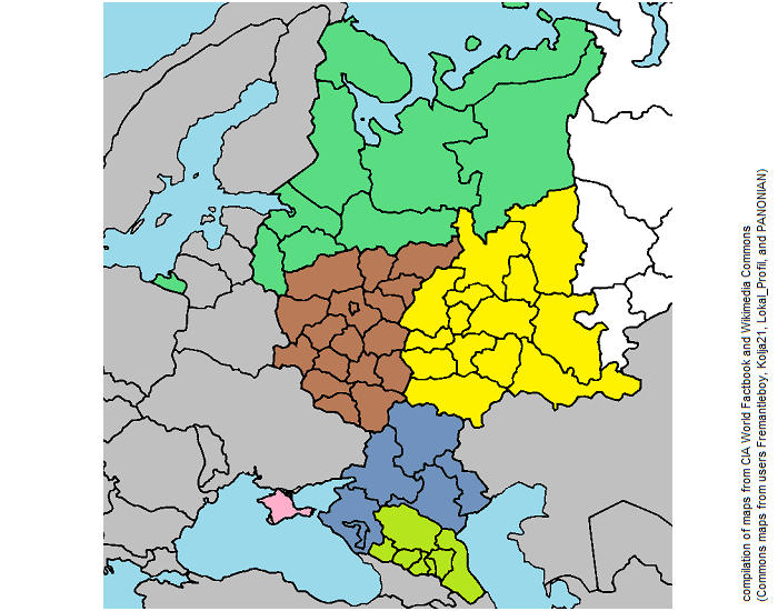 Как называется европейская часть россии. Карта субъектов РФ европейская часть. Политическая карта европейской части России. Карта России с регионами европейская часть.