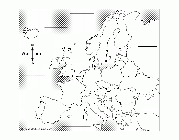 Карта мира раскраска европа