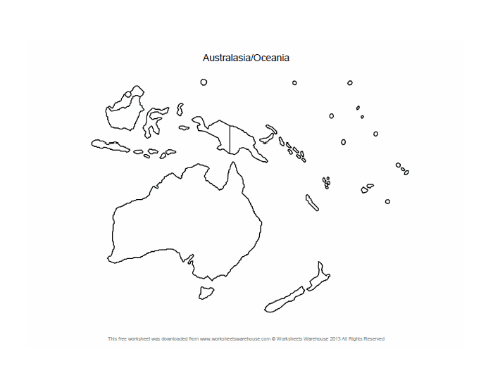 Контурные карты 7 класс австралия страница 9. Контурная карта Австралии и Океании. Контурная карта Океании 7 класс. Карта Австралии и Океании 7 класс контурная карта. Политическая контурная карта Австралии и Океании.