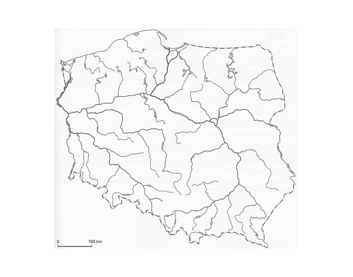 Контурная карта польши