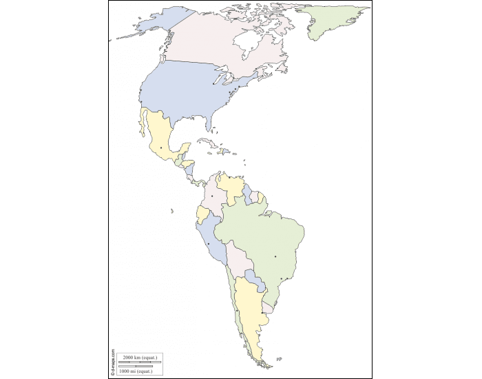 Paises y capitales de america