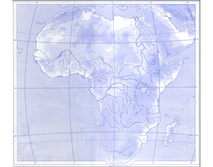 Контурная карта страница 4 африка