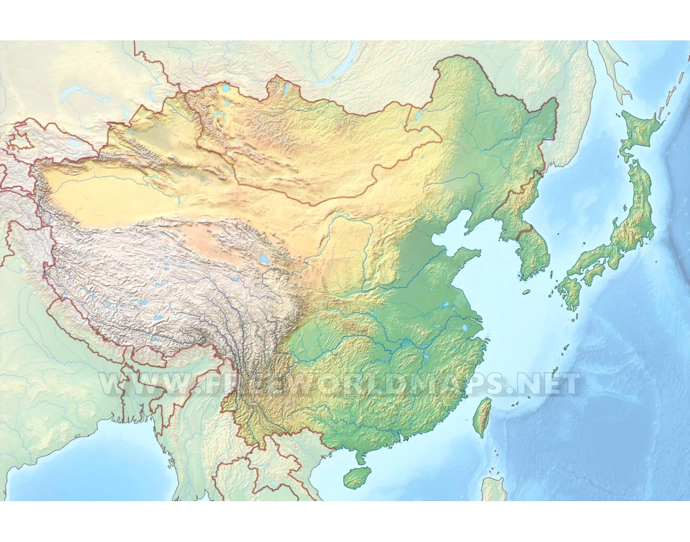 Physical Map of East Asia. Geographic Map of Asia. Asia natural Map. Physic Map of Asia. Азия мч